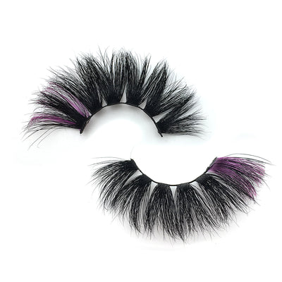 Empress AMB11+Blue 3D 25mm Mink Colored Lashes