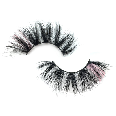 EMPRESS AMB 13+ PINK 3D 25mm MINK COLORED LASHES