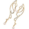 Special Design Gold Plated Pearl Earring