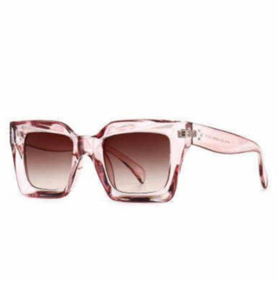 Vintage Light Pink Chunky Unisex Sunglasses