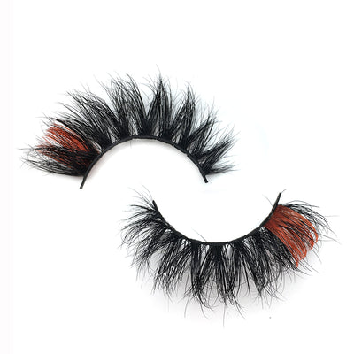 One Love MC 10+Red 16-19mm 3D Mink Colored Lashes