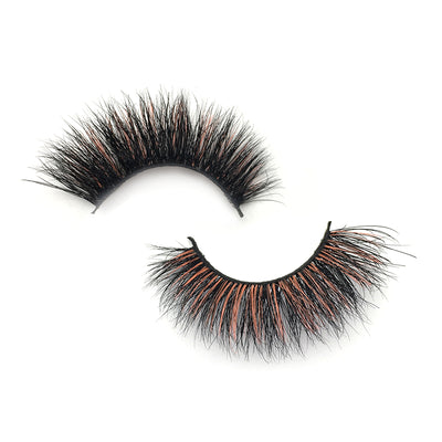 One Love MC 16+Blue 16-19mm 3D Mink Colored Lashes