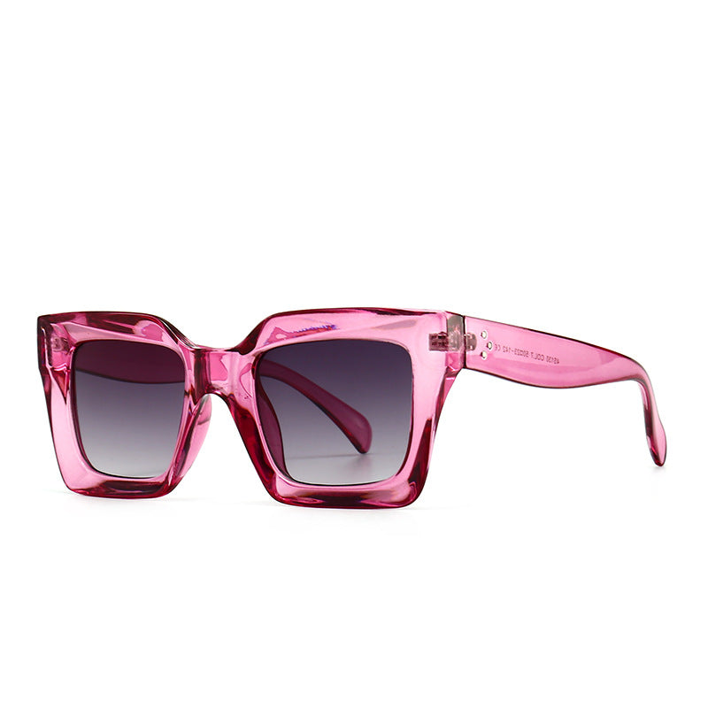 Vintage Light Pink Chunky Unisex Sunglasses