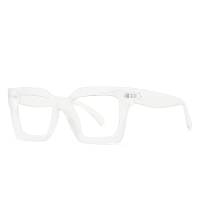 Vintage Light Pink Chunky Unisex Sunglasses