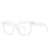 Vintage White Chunky Unisex Sunglasses