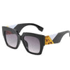 Francy Black White Oversized Protection Sunglasses