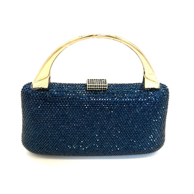 Navy & Gold Extravaganza Clutch Purse