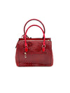 Tara Two-Piece PU Leather Red Tote Handbag Set